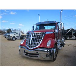2013 INTERNATIONAL LONE STAR TRUCK TRACTOR, S/N 3HSCXSJR1DN150771, 475HP MAXX FORCE DIESEL, FULLER 1