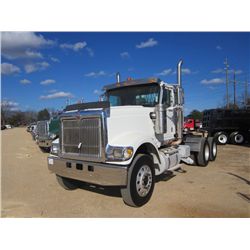 2008 INTERNATIONAL 5900I SFA 6X4 T/A TRUCK TRACTOR, S/N 1HSXRSCT98J039673, 475 HP CAT C15 DIESEL ENG