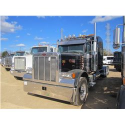 2007 PETERBILT 379 TRI-AXLE TRUCK TRACTOR, S/N 1XP5DBTX17D673525, 625 HP CAT C15 DIESEL, 18 SPD TRAN