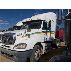 2005 FREIGHLINER T/A TRUCK TRACTOR, S/N 1FUJA6DE75LN13464, C13 CAT DIESEL ENG, AUTO SHIFT, 40K REARS