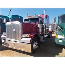 2001 PETERBILT 379 T/A TRUCK TRACTOR, S/N 1XP5DU9X81N549871, 430 HP CAT C12 DIESEL ENG, 10 SPD TRANS