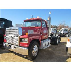 1997 FORD LTL 9000 T/A TRUCK TRACTOR, S/N 1FTYA90U3VVA03511, CUMMINS N14 DIESEL ENG, 9 SPD TRANS, 40