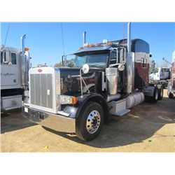 2007 PETERBILT 379 T/A TRUCK TRAILER, S/N 1XP50B9X47N679255, 475HP C15 CAT ENG, 13 SPD TRANS, 40K RE