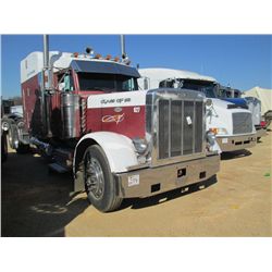1998 PETERBILT 379 T/A TRUCK TRACTOR, S/N 1XP5069X9WN462211, 500 CUMMINS DSL ENG, 15 SPD TRANS, 36K 