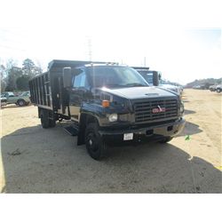 2008 GMC C5500 S/A DUMP, S/N 1GDE5C1G28F409089, GAS ENGINE, A /T, 14' TRASH DUMP BODY, TOOL BOX, ODO