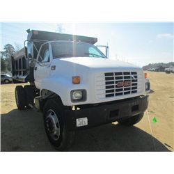1999 GMC C6500 S/A DUMP, S/N 1GDJ6H1D1XJ853218, V8 GAS, A/T, 17,850K REARS, 8,100K FRONT, 11' GODWIN