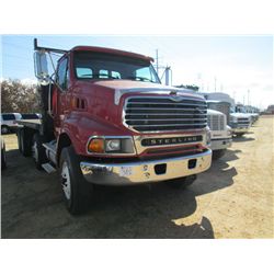 2005 STERLING TRI AXLE FLATBED TRUCK, S/N 2FZHAZCV25AN68891, 450 HP, MERCEDES DIESEL ENG, 8LL TRANS,