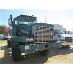 1995 OSHKOSH FA-2346 6X6 CAB-N-CHASSIS, S/N 10T2D0EF4S1051746, CUMMINS L10 DIESEL ENG, 9 SPD TRANS, 