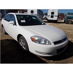 2007 CHEVROLET IMPALA LS, S/N 2G1WB58K79332905, V6, A/T, ODOMETER READING 169,005 MILES