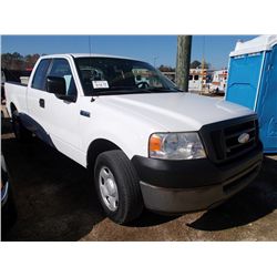2006 FORD F150 PICKUP, S/N 1FTRX12W96NB14519, GAS ENG, A/T, EXTENDED CAB, TOOL BOX, ODOMETER READING