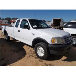 1999 FORD F150 4X4 CREW CAB PICKUP, S/N 1FTRX18W1XNB86419, V8 GAS, A/T, P/S,P/B,A/C, ODOMETER READIN