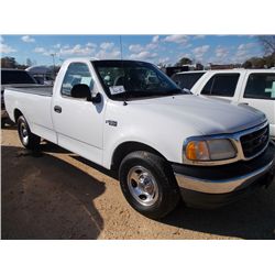 2000 FORD F150 XL PICKUP, S/N 1FTZF1729YNC22621, GAS ENG, A/T, LONG BED, ODOMETER READING 245,572 MI