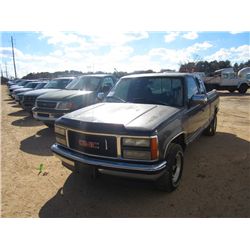 1993 1500 SILVERADO EXTENDED CAB PICKUP, S/N 2GTEC19K2P1529682, V8 GAS, A/T, ODOMETER READING 298,76