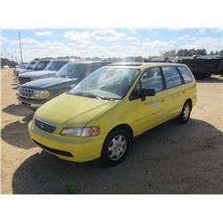 1995 HONDA ODYSSEY VAN, S/N JHMRA1877SC017356, 4 CYL, A/T, ODOMETER READING 252,611 MILES