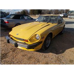 1977 DATSUN 280Z 2 DOOR COUPE, S/N HLS30-410515, GAS ENG, 4 SPD TRANS, SUN ROOF, ODOMETER READING 55