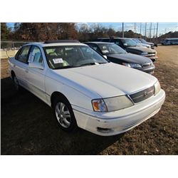 1999 TOYOTA AVALON XL SEDAN, S/N 4TTBF18B4XU327177, GAS ENG, A/T, ODOMETER READING 181,504 MILES