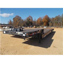 2007 TRAILKING TK70HT-482 48' T/A HYD LOWBOY TRAILER, S/N 1TKA048247M097989, DUAL TANDEM, HYD DOVETA