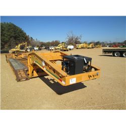 2000 FONTAINE TH55-FLD TRI AXLE DETACH TRAILER, S/N 4LF4S5234Y3509329, PONY ENG, 23' LOAD DECK, NGB 