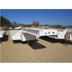 1984 34' T/A STEP DECK TRAILER, S/N 87654, 10.00R15 TIRES