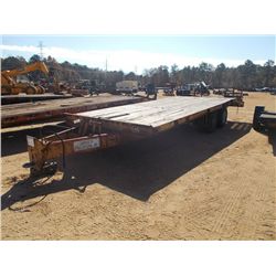 2001 CIRCLE W 24' T/A TRAILER, S/N 1C9T229X1117184, DUAL TANDEM, DOVETAIL W/ RAMP, 750-16 TIRES