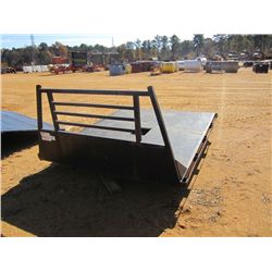9' STEEL FLATBED W/ HEADACHE RACK