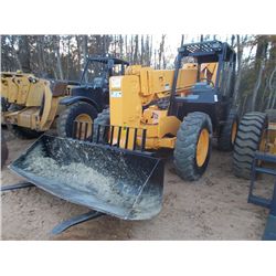 2005 JCB 506C TELESCOPIC FORKLIFT, S/N SLP506C05E0588551 (05 YR) 6,000# CAP, CANOPY, FORKS AND BUCKE