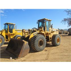 JOHN DEERE 644G WHEEL LOADER, S/N 548196 (95 YR) GP BUCKET, ECAB, 23.5-25 TIRES, METER READING 14,08