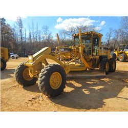 CAT 140H MOTOR GRADER, S/N APM02609, 14' MOLDBOARD W/ TIP CONTROL, SCARIFER, ACCUMMULATOR, ECAB W/ A