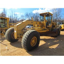 CAT 16G MOTOR GRADER, S/N 930928, 16' HYD MOLDBOARD W/TIP CONTROL, ECAB, 20.5-25 TIRES