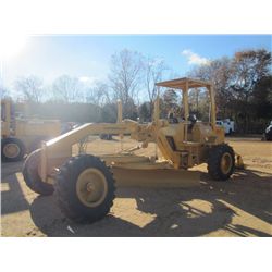 CAT ROYAL 80 MOTOR GRADER, S/N 1183R1076, 12' MOLDBOARD W/TIP CONTROL, REAR RIPPER, 15.5X25 TIRES, M