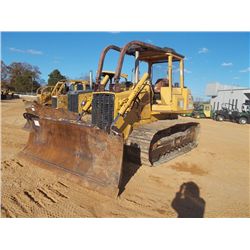 JOHN DEERE 750C CRAWLER TRACTOR, S/N 815843 (96 YR) 6 WAY BLADE, CANOPY, SWEEPS, REAR SCREEN (COUNTY