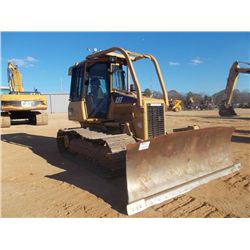 CAT D5G LGP CRAWLER TRACTOR, S/N RKG03530 (07 YR) 6 WAY BLADE, ECAB W/AIR, SWEEPS, SIDE & REAR SCREE