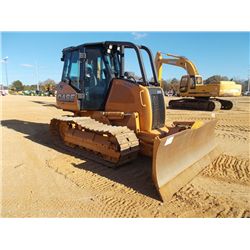 CASE 650L CRAWLER TRACTOR, S/N NCDC6006 (10 YR) 6 WAY BLADE, ECAB W/ AIR, SWEEPS, METER READING 328 