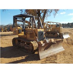 CASE 550G CRAWLER TRACTOR, S/N JJG0256607, 6 WAY BLADE, CANOPY, SWEEPS, REAR SCREEN, METER READING 2