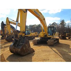 KOMATSU PC300LC-6LC HYDRAULIC EXCAVATOR, S/N A80747, 10'6" STICK, 54" BUCKET, ECAB W/AIR, METER READ