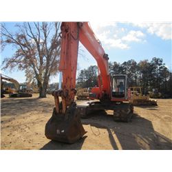 HITACHI EX270LC-5 HYDRAULIC EXCAVATOR, S/N 15JP010882, 10'4" STICK, 36" BUCKET, ECAB W/AIR
