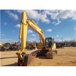 KOMATSU PC200LC-7 HYDRAULIC EXCAVATOR, S/N 201005 (02 YR) 9'8" STICK, 42" BUCKET, ECAB W/AIR