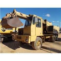 GRADALL XL4100 WHEELED HYDRAULIC EXCAVATOR, S/N 0412246, CUMMINS DIESEL ENG, EATON TRANS, 60" CLEAN 