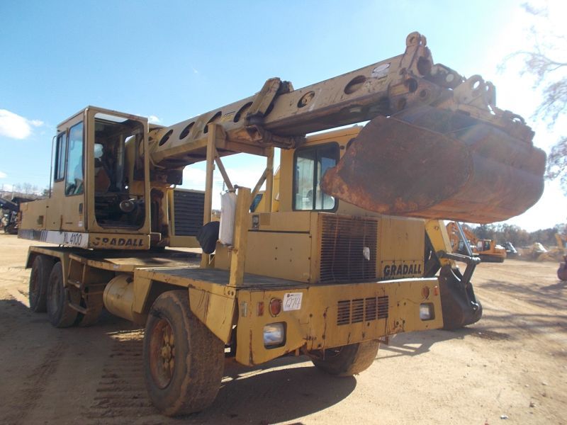 GRADALL XL4100 WHEELED HYDRAULIC EXCAVATOR, S/N 0412246, CUMMINS DIESEL