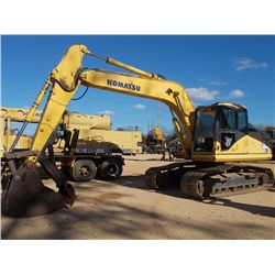 KOMATSU PC160LC-7KA HYDRAULIC EXCAVATOR, S/N K41179 (06 YR) 8'6" STICK, 42" BUCKET, THUMB, ECAB W/AI
