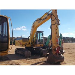 NEW HOLLAND EC160 HYDRAULIC EXCAVATOR, S/N 716069, 8' 2" STICK, 36" BUCKET, HYD THUMB, ECAB W/ AIR, 