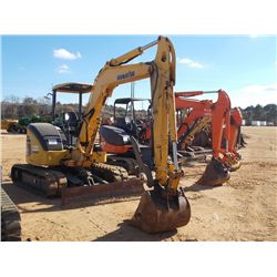 KOMATSU PC 55 MR-3 MINI EXCAVATOR, S/N 015325 (09 YR) 5' 5" STICK, 24" BUCKET, HYD THUMB, BACKFILL B