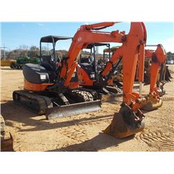 HITACHI ZX50 UNA-2 MINI HYDRAULIC EXCAVATOR, S/N FF01MC0244759, 4'6" STICK, 24" BUCKET, AUX HYDRAULI