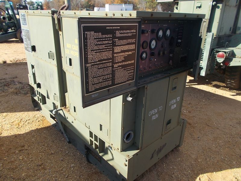 ELECTRIC GENERATOR SET MEP 006A, S/N D202946, DIESEL ENG, 50/60 HZ ...