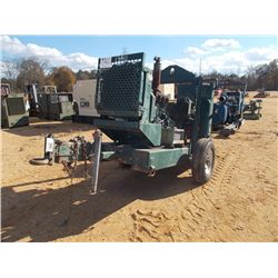 6" WATER PUMP, JOHN DEERE DIESEL ENG MTD ON S/A TRAILER, METER READING 1,701 HRS