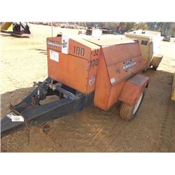 SMITH 100E AIR COMPRESSOR, S/N 100E9251, FORD V8 ENG, METER READING 752 HRS