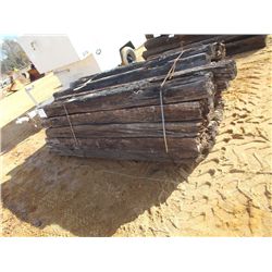 1 LOT RAILROAD TIES