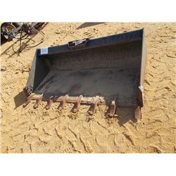 6' GP BUCKET W/TEETH, FITS SKID STEER
