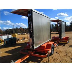 ADDCO DOT SIGN MESSAGE BOARD, S /N 586529, SOLAR ASSIST