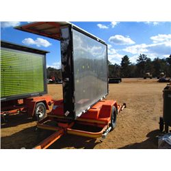 ADDCO DOT SIGN MESSAGE BOARD, S/N 586528, SOLAR POWER